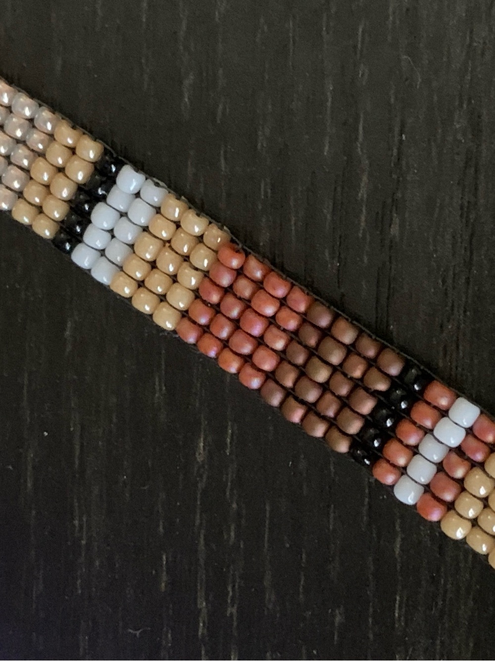7” Handmade Blanket Seed Bead Bracelets - Picture 2 of 8